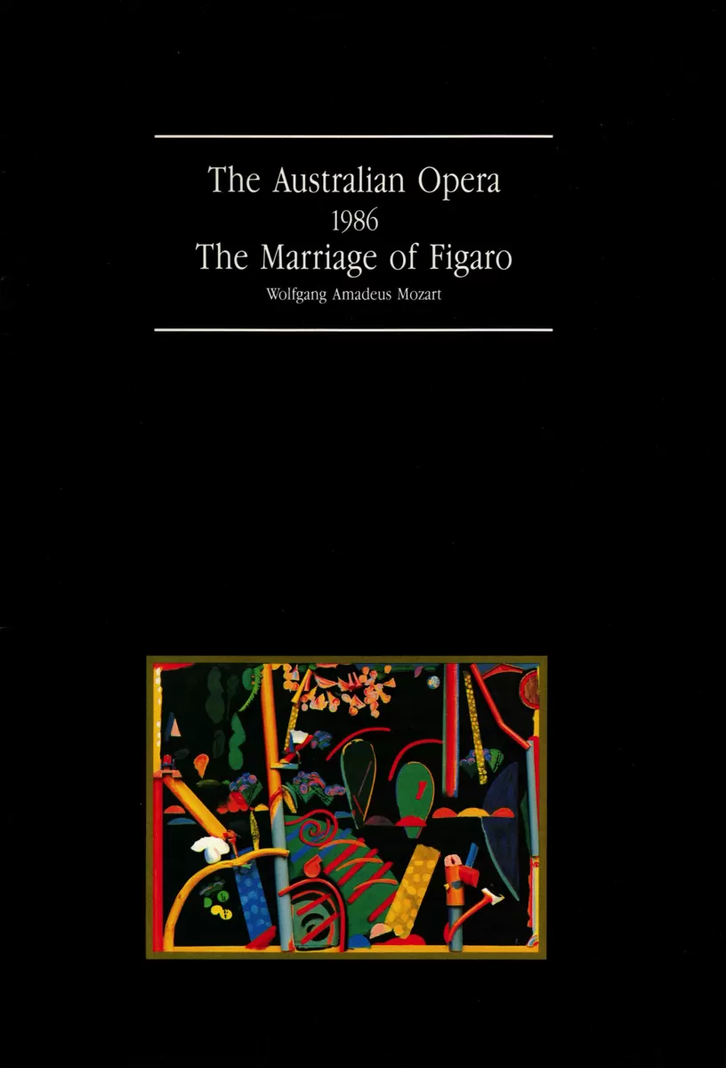 The Australian Opera 1986 Figaro program cover 35K wepb