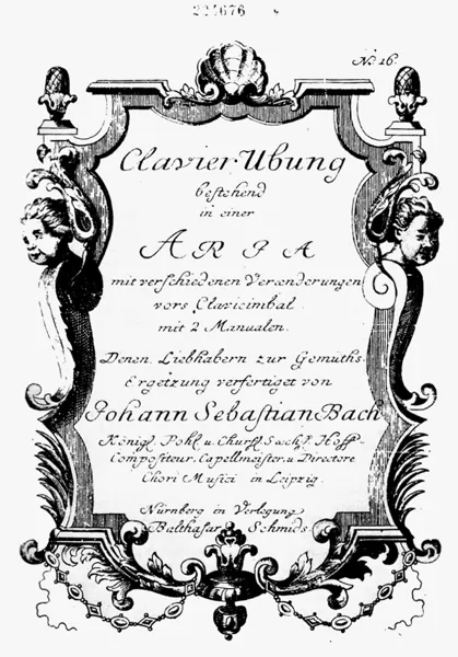 Goldberg Variations title page 49K webp