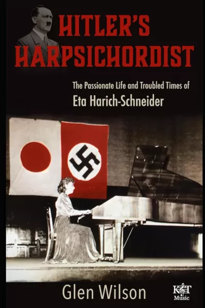 Book cover: ”Hitler’s Harpsichordist” 24K webp