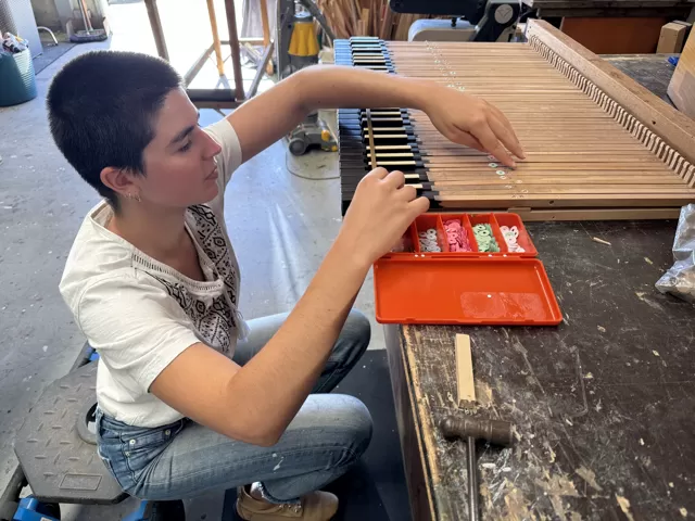 Océane Charlier at the Storrs Flemish Double keyboard 51K webp